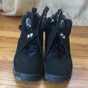 Size 7 , Jordan Retro 8s, Black
